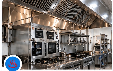 Installation de cuisine professionnelle